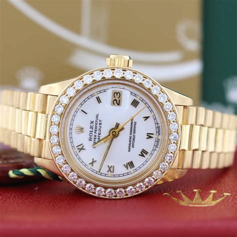 rolex president ladies watch price|pre owned presidential rolex watches.